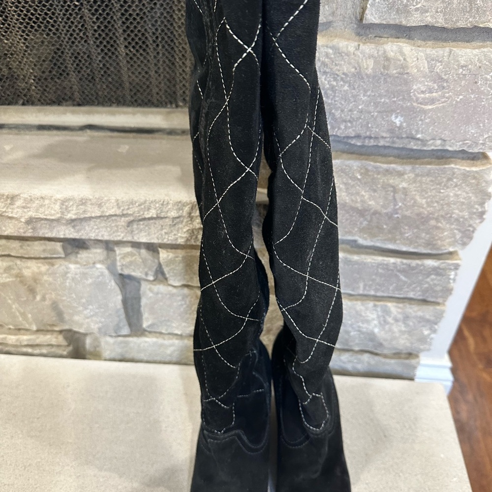 Juicy Couture Over The Knee Boots - Women | Color: Black | Size: 6 - Picture 4 of 7